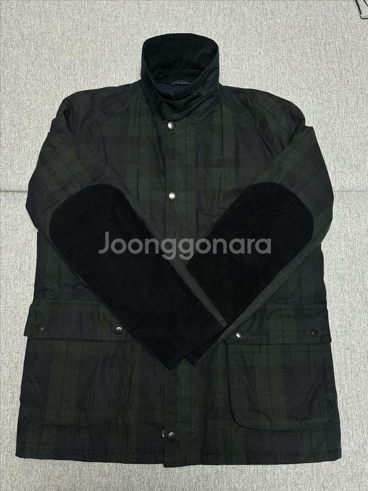 바버 블랙와치 자켓 (바버 나번 왁스자켓)--0