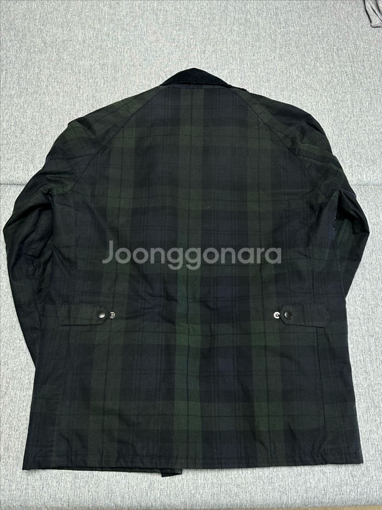 바버 블랙와치 자켓 (바버 나번 왁스자켓)--3