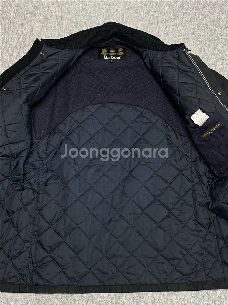 바버 블랙와치 자켓 (바버 나번 왁스자켓)--5