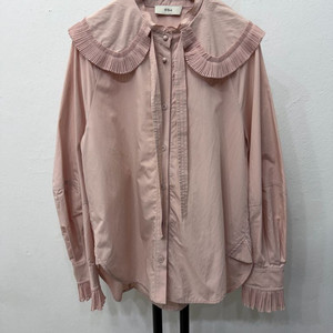 정품) O2ND 오즈세컨 한섬 20ss 프릴 장식 셔츠 76