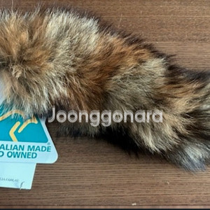 호주UGG천연 폭스 테일 키링 팬던트 가방 포인트