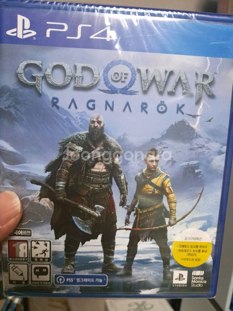 ps4 갓오브워 라그나로크 새상품--0