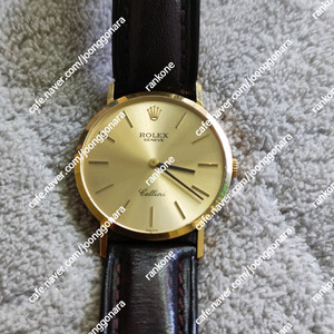 정품 로렉스 셀리니 18k 통금