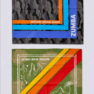 줌바 웨어 반다나 2개 세트