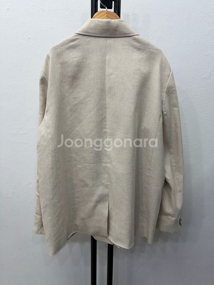 정품) 시스템 한섬 23ss 오버사이즈 린넨 블레이저 자켓 88--4