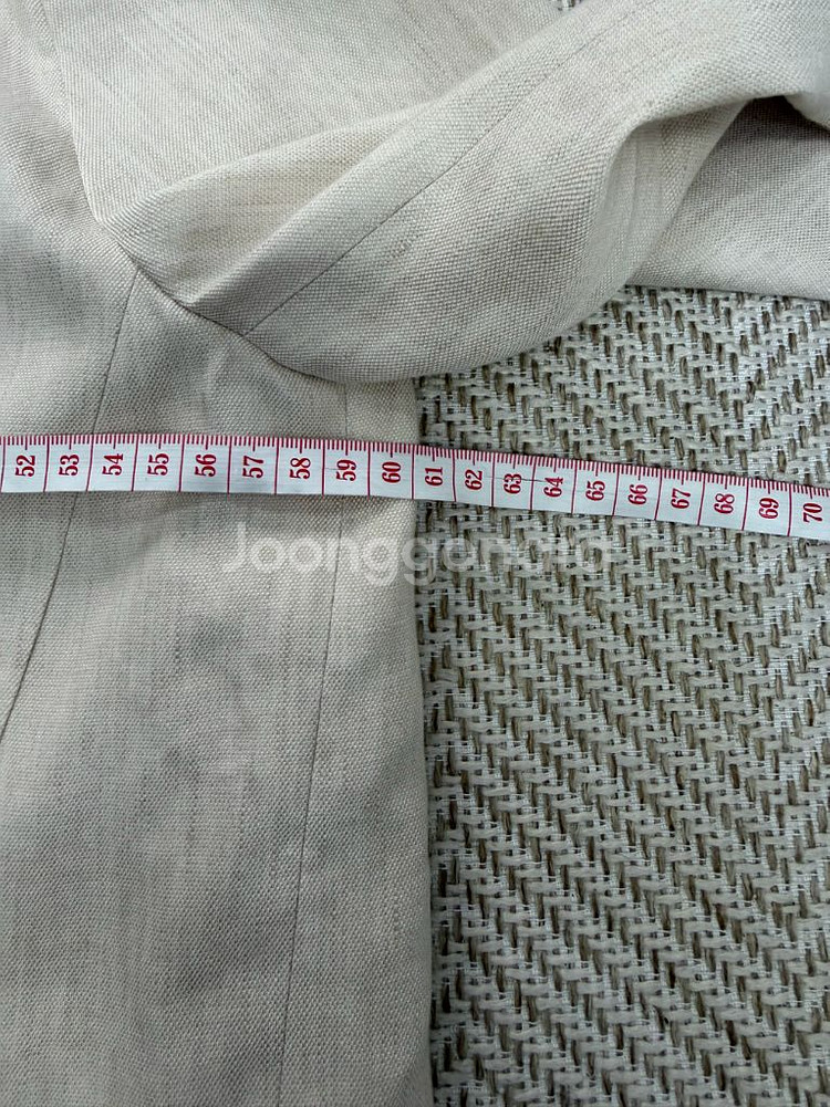 정품) 시스템 한섬 23ss 오버사이즈 린넨 블레이저 자켓 88--8