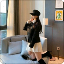 [유어온리] 부클 울 트위드 자켓+ 제니셔츠원피스 (새상품)