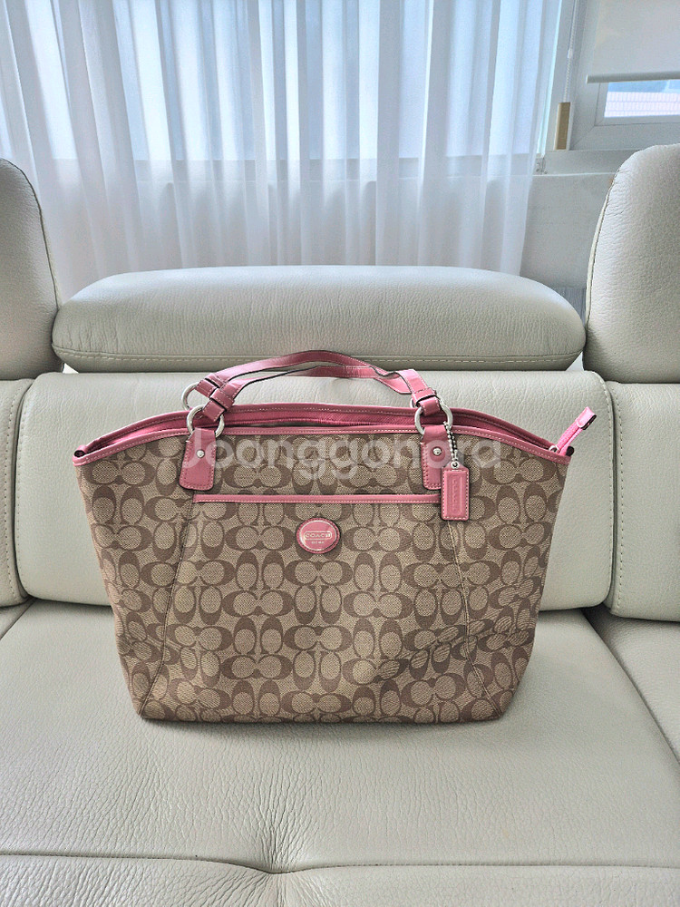 코치 시그니처 쇼퍼백--0