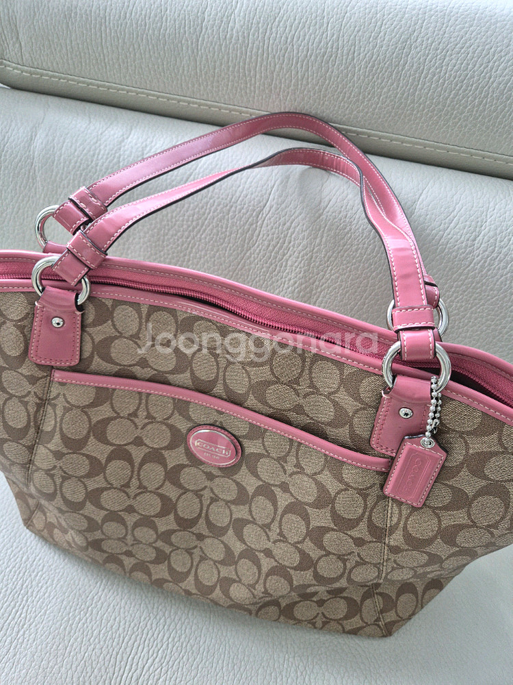 코치 시그니처 쇼퍼백--1