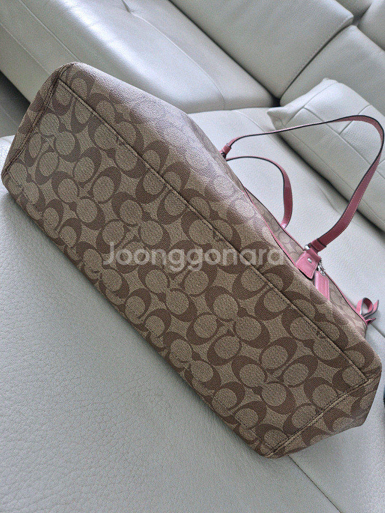 코치 시그니처 쇼퍼백--2