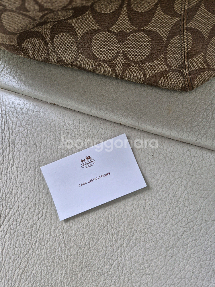 코치 시그니처 쇼퍼백--5