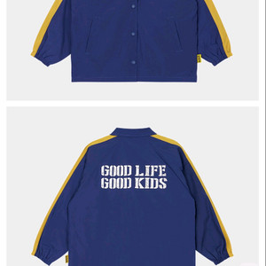 히로 glgk 어덜트크랙로고 코치자켓 네이비 미듐