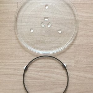 (삼성 정품)(국산)전자레인지 회전 유리판+받침대