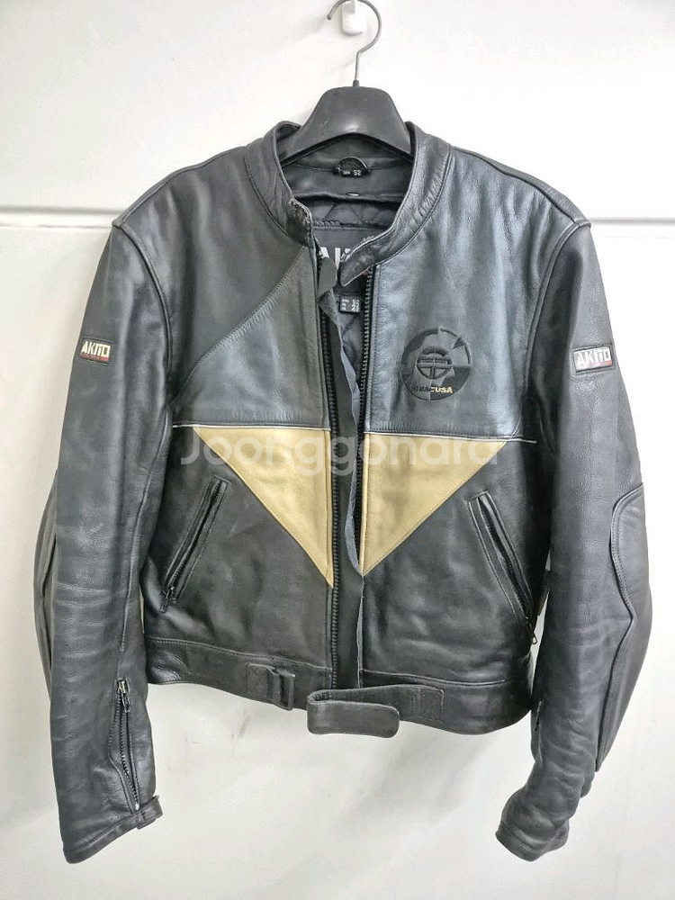 AKITO 가죽 자켓 블랙 42사이즈--2