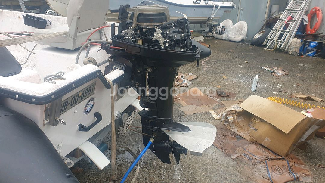 18마력 핸들식 전동시동 선외기 판매--2