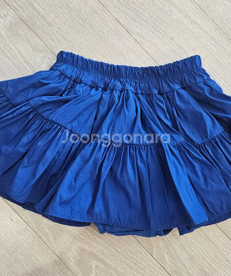 워니리본 25ss 썸머p스커트 파랑s--2