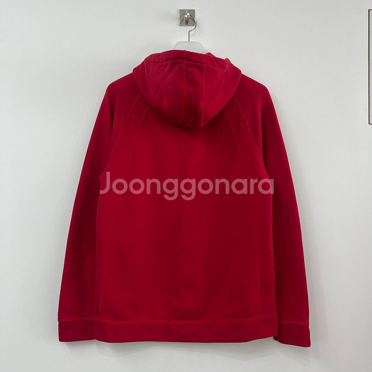나이키 조던 자수로고 풀집업 레드 후드집업--2