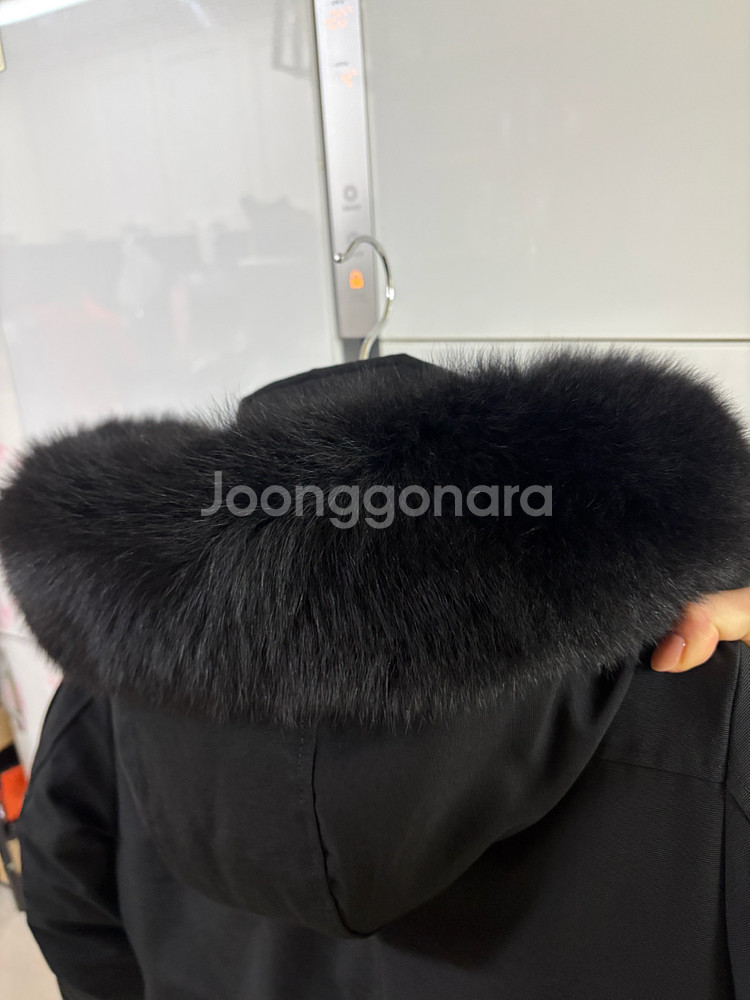 무스너클 블랙퍼 데비 봄버 패딩 S (MK2002LB)--2