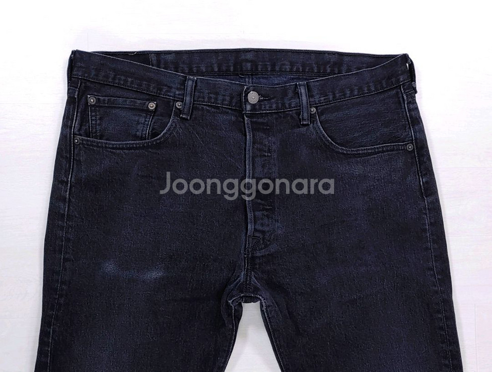 리바이스 501 블랙진 흑청 38인치 W38 L32--11