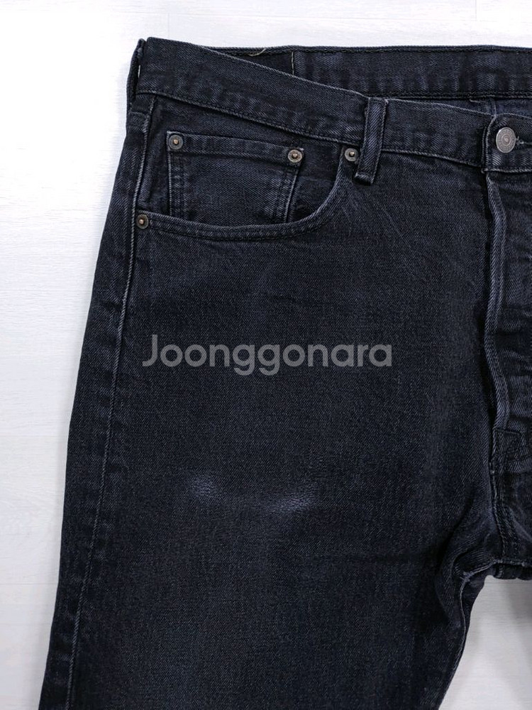 리바이스 501 블랙진 흑청 38인치 W38 L32--12