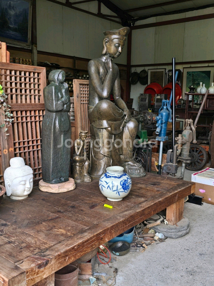 조선시대 청화백자 불수문호/석류문호--9