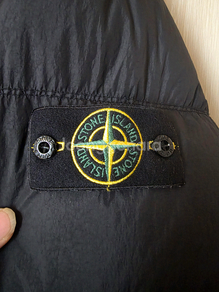 [24/3XL] 스톤아일랜드 크링클랩스 후드 다운 패딩--5