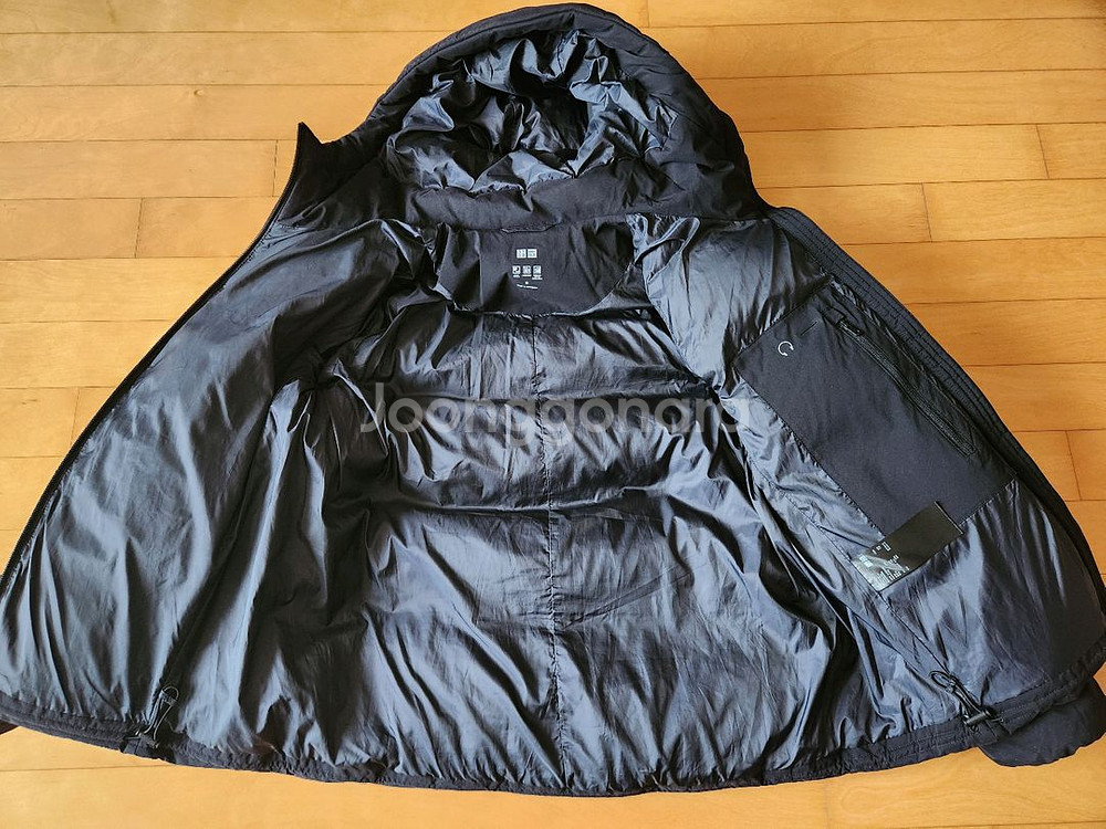 유니클로 심리스 다운패딩 M--3