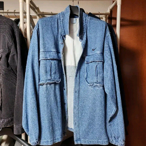 나이키x녹타 데님셔츠