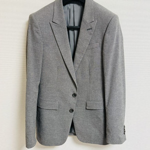 우영미 그레이 코튼 블레이저 46(95)