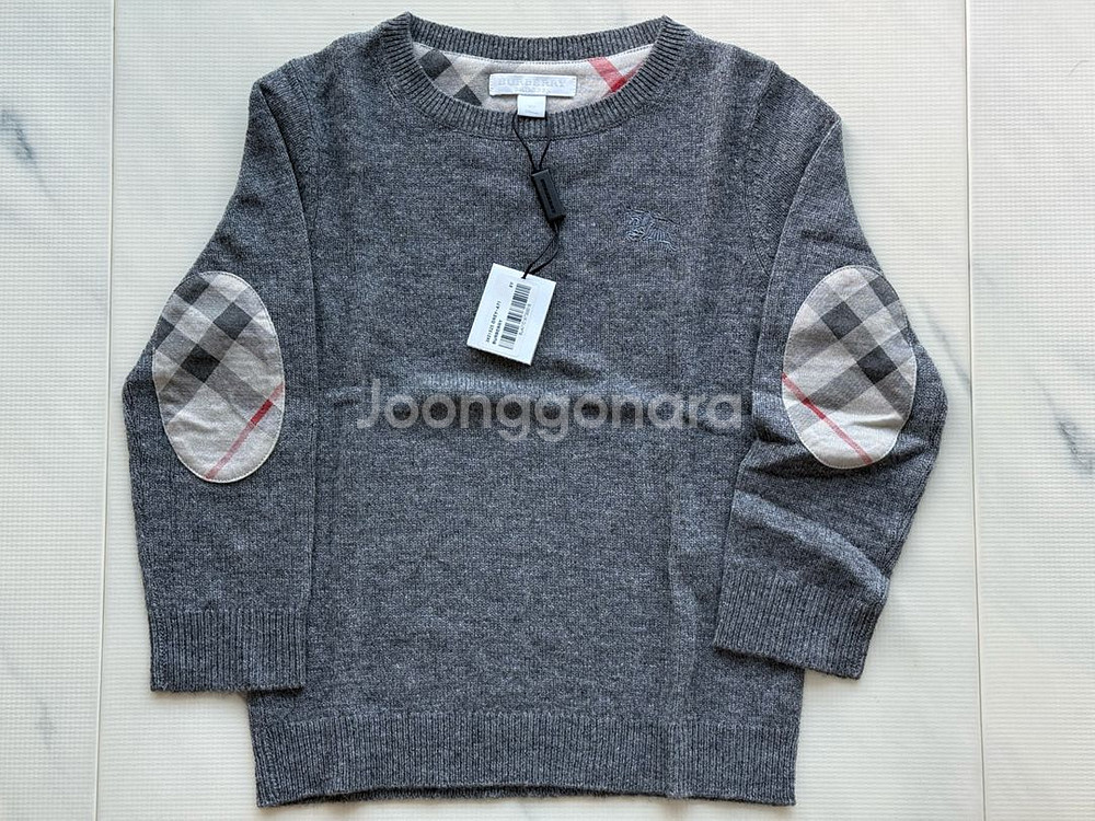 버버리 키즈 캐시미어 니트 스웨터 새상품--0