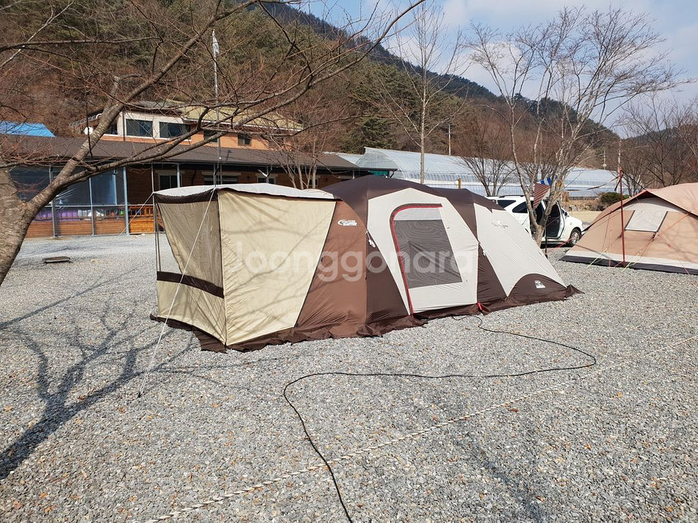 콜맨 웨더마스터 컨버터블(거실형,맥아읏도어 그라운드시트,돔키트 포함, 연장 우레탄창 포함) 판매--2