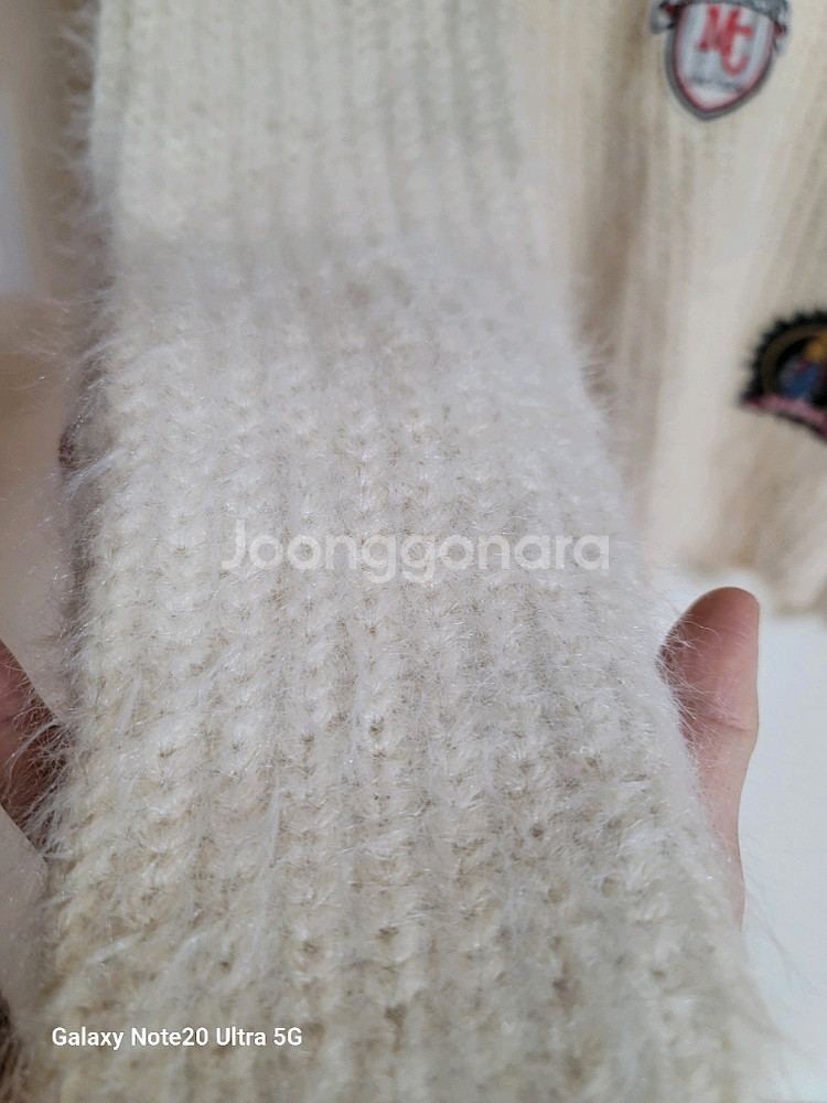 패치 앙고라 니트스웨터--2