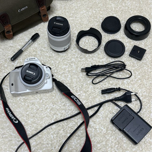 캐논 EOS 100D 화이트 바디 + 18-55mm + 40mm