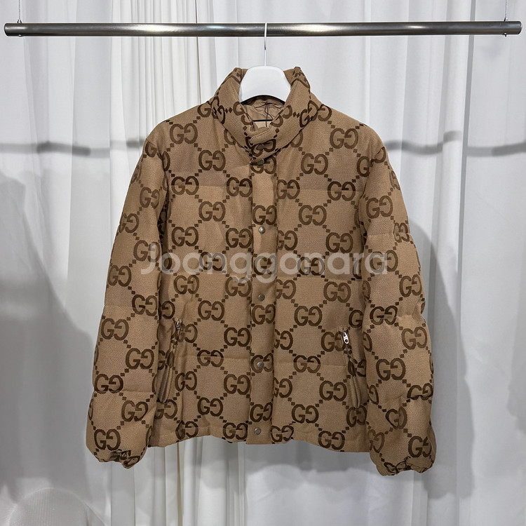 구찌 GG 패턴 구스다운 패딩 점퍼--0