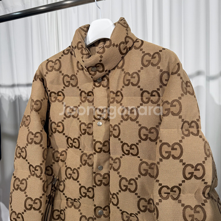 구찌 GG 패턴 구스다운 패딩 점퍼--2