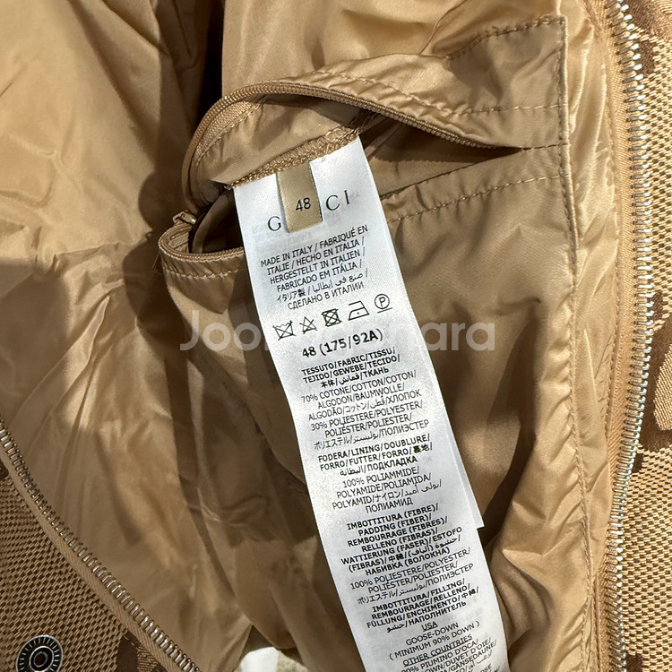 구찌 GG 패턴 구스다운 패딩 점퍼--5