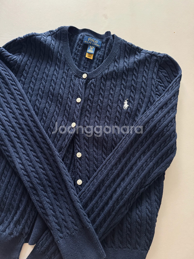 폴로 랄프로렌 걸즈 가디건 xl--1