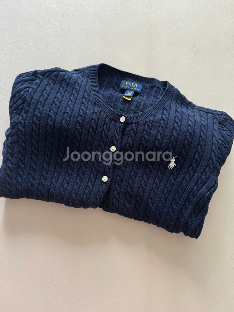 폴로 랄프로렌 걸즈 가디건 xl--2