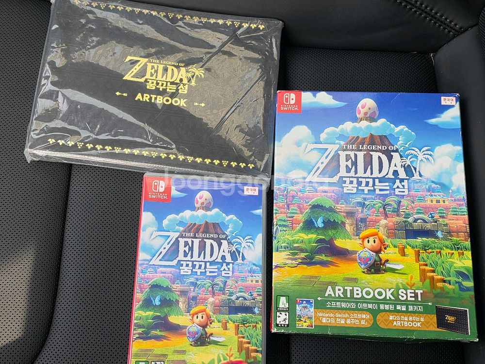 스위치 젤다의 전설 꿈꾸는 섬 아트북 세트--0