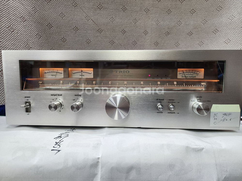 트리오 명품빈티지바리콘튜너KT-7700--0