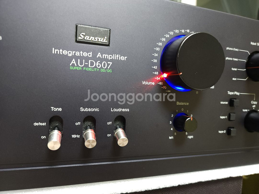 산수이 AU-D607 인티그레이티드 앰프--1