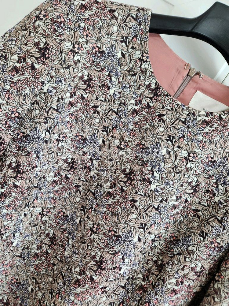 레니본 핑크브라운 원피스+보석벨트세트 66 하객룩--2