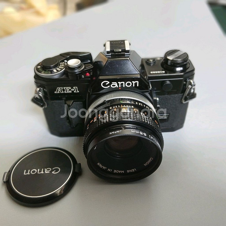 캐논 AE-1 필름카메라 50mm 1.8렌즈 세트--0