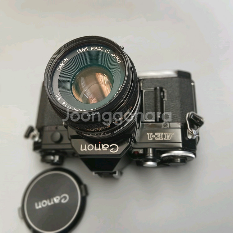 캐논 AE-1 필름카메라 50mm 1.8렌즈 세트--2