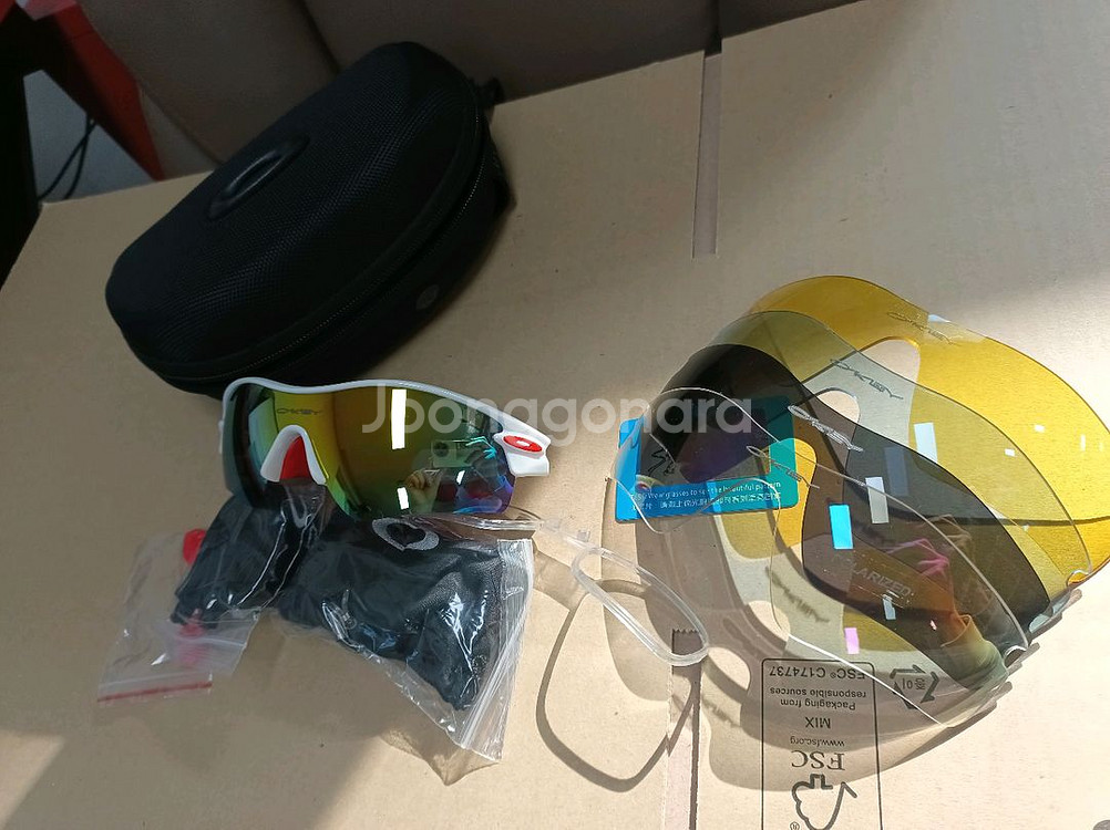 레이다패스 선글라스 세트 렌즈5종세트 미사용--0