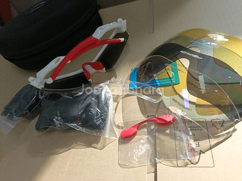 레이다패스 선글라스 세트 렌즈5종세트 미사용--2