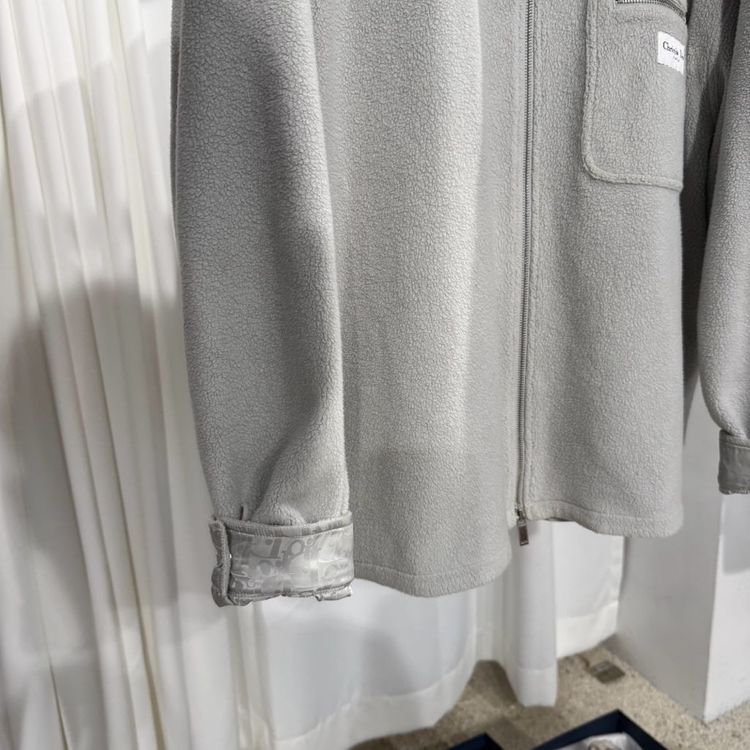 (2XL)디올 오블리크 꾸뛰르 플리스 집업 자켓--2