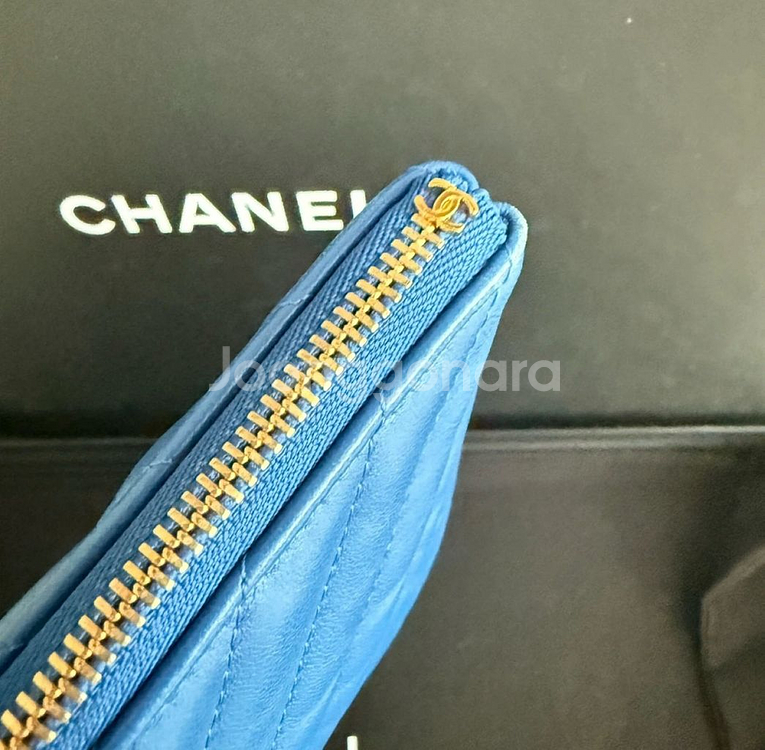 샤넬 퀼팅 램스킨 클러치백 라지--1