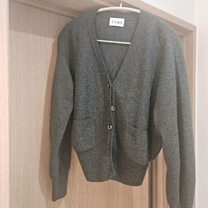 타임 캐시미어 블렌드 돌먼 슬리브 가디건