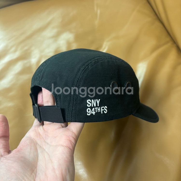 Supreme 슈프림 22fw 밀리터리 워시드 블랙 캠프캡 모자--6